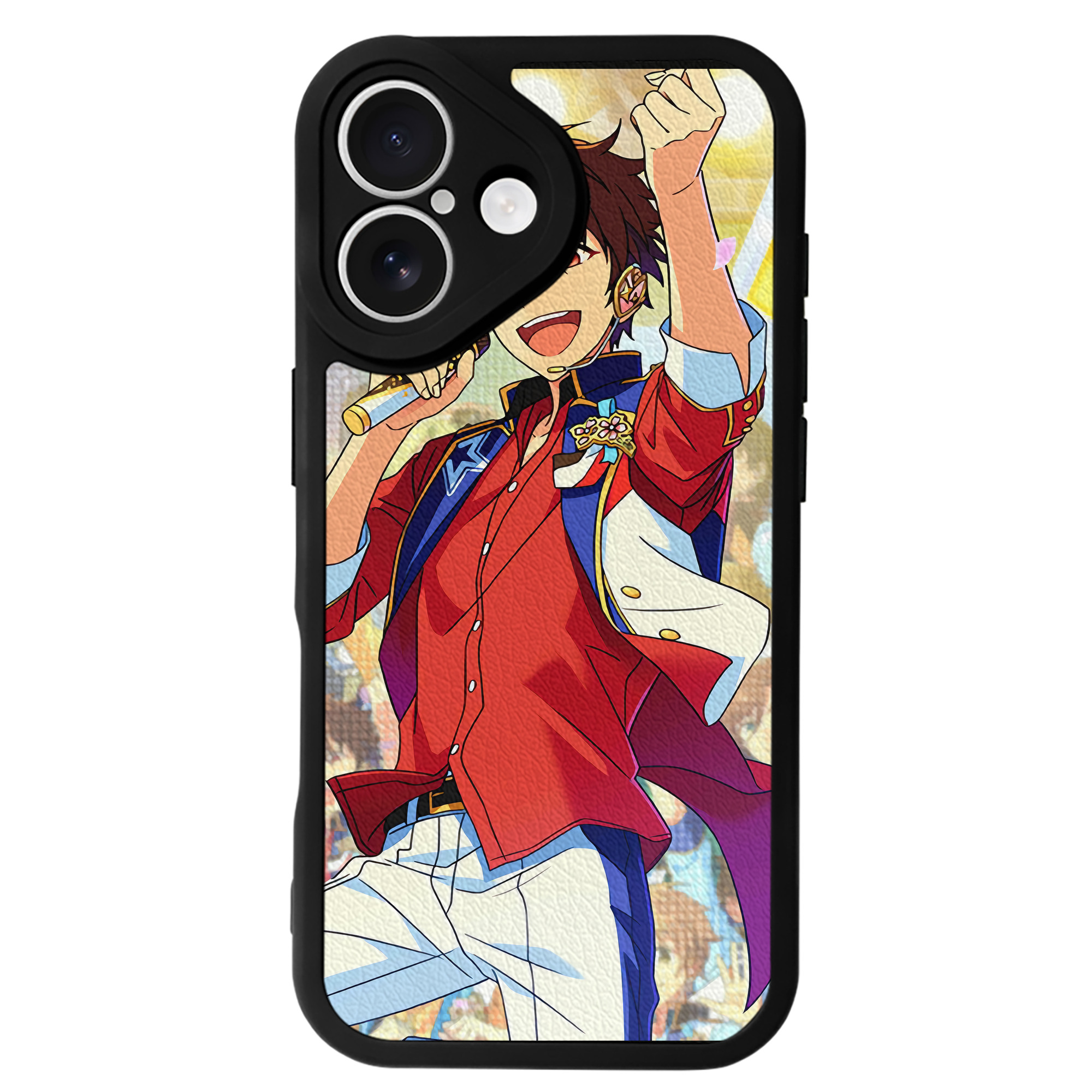 （画像用） あんさんぶるスターズ! Ensemble Stars 【iPhone 16シリーズ対応】シリコンスマホケース（レザー調） 材質：シリコン